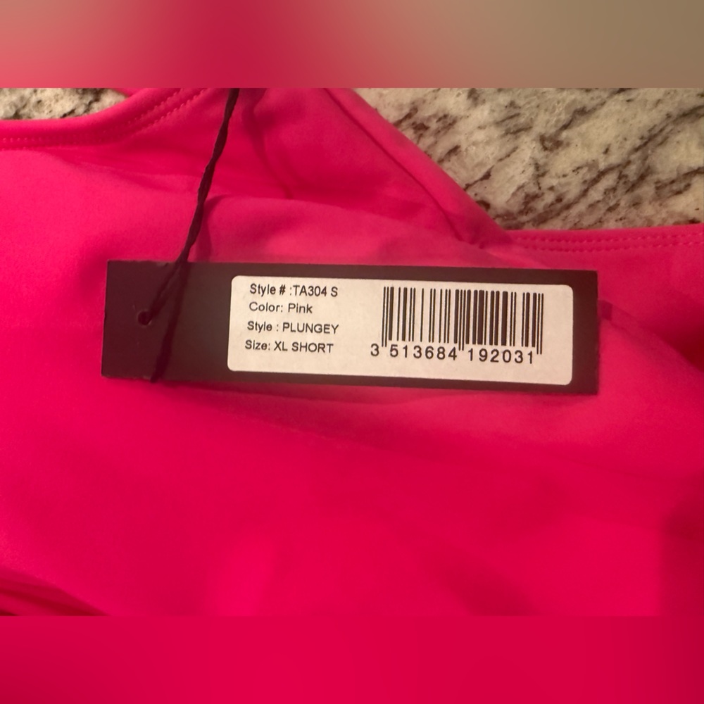 TA3 Plungey Pink Swimsuit XL Short full bottom coverage - Picture 5 of 7